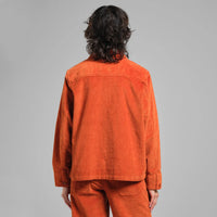 Dedicated Jacket Stiby Corduroy Cinnamon, terrakotta manchester jacka - 30% rabatt - sista storleken Small