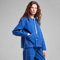 Dedicated Jacket Stiby Canvas Surf Blue