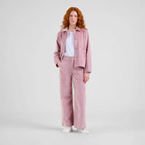 Dedicated Workwear Pants Vara Corduroy lilac , ljungrosa manchesterbyxor - S, M & L - i lager inom kort!
