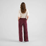 Dedicated Workwear Pants Vara Corduroy Fig, vinröda manchesterbyxor - S, M & L -  i lager inom kort!