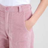 Dedicated Workwear Pants Vara Corduroy lilac , ljungrosa manchesterbyxor - S, M & L - i lager inom kort!