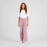 Dedicated Workwear Pants Vara Corduroy lilac , ljungrosa manchesterbyxor - S, M & L - i lager inom kort!