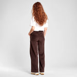 Dedicated Workwear Pants Vara Corduroy Brown, bruna manchesterbyxor - 20% rabatt i butiken