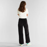 Dedicated Workwear Pants Vara Corduroy black, svarta manchesterbyxor - i lager inom kort!