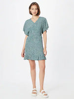 Mbym Ricali Dress in Carola Print Blue, blått mönster - NU: 300 kr REA