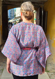 Uma lång kimonotopp #1 - one size, passar S - XL - Betty & Uma Upcycled Collection