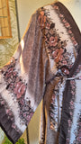 Aadhya long kimono/indian robe #5 - BETTY & UMA UPCYCLED COLLECTION  