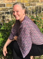 Uma kimono topp #30 - one size, passar S - XL - Betty & Uma Upcycled Collection
