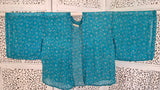 Uma kimono topp #13 - one size, passar S - XL - Betty & Uma Upcycled Collection