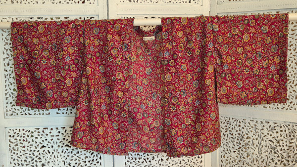 Uma kimono topp #2  - one size, passar S - XL - Betty & Uma Upcycled Collection