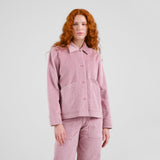 Dedicated Jacket Stiby Corduroy Pink, rosa manchester jacka