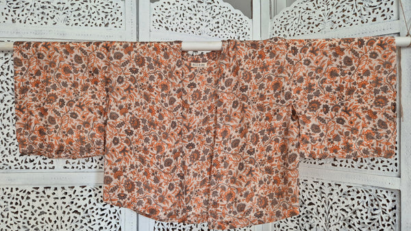 Uma kimono topp #78 - one size, passar S - XL - Betty & Uma Upcycled Collection