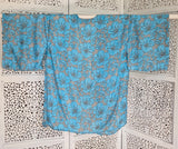 Uma lång kimonotopp #11 - one size, passar S - XL - Betty & Uma Upcycled Collection