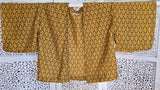 Uma kimono topp #30 - one size, passar S - XL - Betty & Uma Upcycled Collection - OBS svaghet i tyget höger axel bak, se bild.