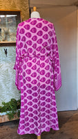Aadhya long kimono/indian robe #7 - BETTY & UMA UPCYCLED COLLECTION  