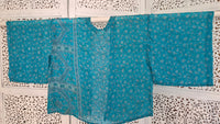 Uma kimono topp #13 - one size, passar S - XL - Betty & Uma Upcycled Collection