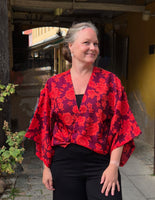 Uma kimono topp #29 - one size, passar S - XL - Betty & Uma Upcycled Collection