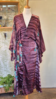 Aadhya long kimono/indian robe  #2 - BETTY & UMA UPCYCLED COLLECTION