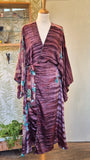 Aadhya long kimono/indian robe  #2 - BETTY & UMA UPCYCLED COLLECTION