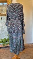 Aadhya long kimono/indian robe #4 - BETTY & UMA UPCYCLED COLLECTION  