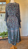 Aadhya long kimono/indian robe #4 - BETTY & UMA UPCYCLED COLLECTION  
