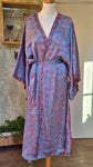 Aadhya long kimono/indian robe #8 - BETTY & UMA UPCYCLED COLLECTION
