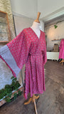Aadhya long kimono/indian robe #6 - BETTY & UMA UPCYCLED COLLECTION