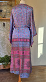 Aadhya long kimono/indian robe #8 - BETTY & UMA UPCYCLED COLLECTION
