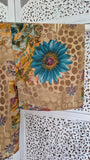 Uma kimono topp #9  - one size, passar S -XL - Betty & Uma Upcycled Collection