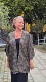 Uma lång kimonotopp #2 - one size, passar S - XL - Betty & Uma Upcycled Collection