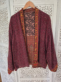 Uma short kimono jacket #12 - med små glitterdetaljer!