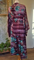 Aadhya long kimono/indian robe  #2 - BETTY & UMA UPCYCLED COLLECTION
