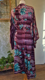 Aadhya long kimono/indian robe  #2 - BETTY & UMA UPCYCLED COLLECTION