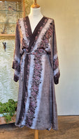 Aadhya long kimono/indian robe #5 - BETTY & UMA UPCYCLED COLLECTION  