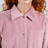 Dedicated Jacket Stiby Corduroy Pink, rosa manchester jacka