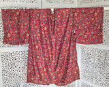 Uma lång kimonotopp #8 - one size, passar S - XL - Betty & Uma Upcycled Collection