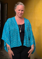 Uma kimono topp #18 - one size, passar S - XL - Betty & Uma Upcycled Collection
