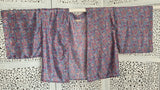 Uma kimono topp #9  - one size, passar S -XL - Betty & Uma Upcycled Collection -20% rabatt pga pyttelitet fel i tyget