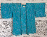 Uma lång kimonotopp #12 - one size, passar S - XL - Betty & Uma Upcycled Collection - 50% rabatt pga fläck vänster ärm