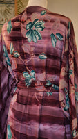 Aadhya long kimono/indian robe  #2 - BETTY & UMA UPCYCLED COLLECTION