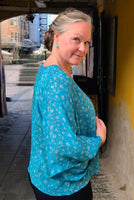 Uma kimono topp #18 - one size, passar S - XL - Betty & Uma Upcycled Collection