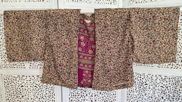 Uma kimono topp #24 - one size, passar S - XL - Betty & Uma Upcycled Collection