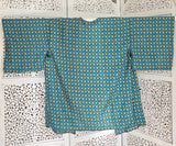 Uma lång kimonotopp #5 - one size, passar S - XL - Betty & Uma Upcycled Collection