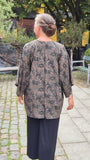 Uma lång kimonotopp #2 - one size, passar S - XL - Betty & Uma Upcycled Collection