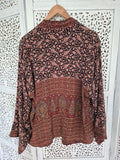 Uma short kimono jacket #12 - med små glitterdetaljer!
