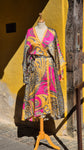 Aadhya long kimono/indian robe #13 - BETTY & UMA UPCYCLED COLLECTION