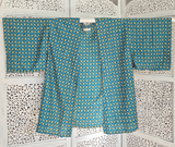 Uma lång kimonotopp #5 - one size, passar S - XL - Betty & Uma Upcycled Collection