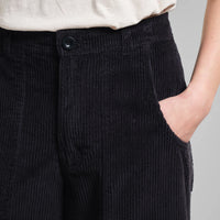 Dedicated Workwear Pants Vara Corduroy black, svarta manchesterbyxor