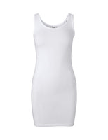 Mbym Lina Dress in Optical White