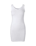 Mbym Lina Dress in Optical White